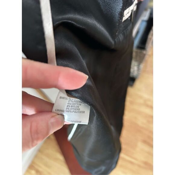 Calvin Klein size 2 black pea coat military style - Picture 4 of 4